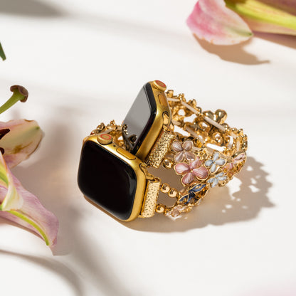 Bloom Elastic Bangle — Chic, Flexible Bracelet for Apple Watch