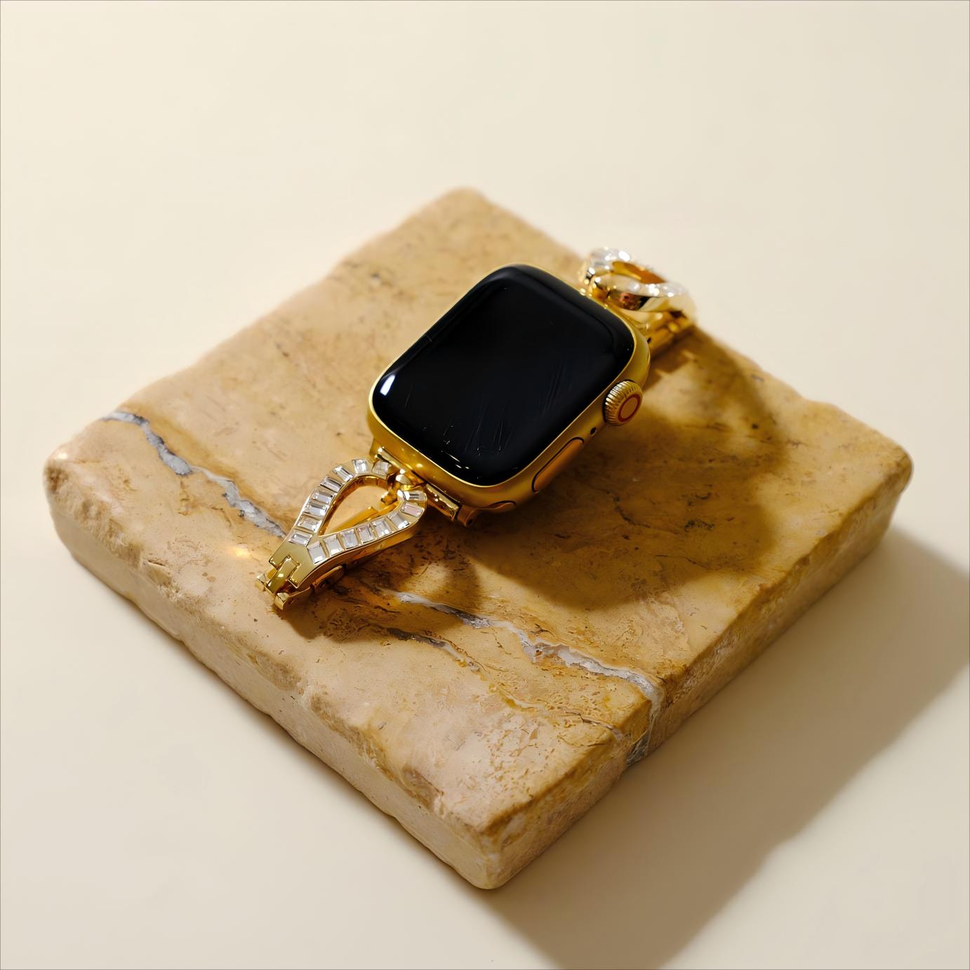 Luxurious Zircon Slim Watch Band for Apple Watch