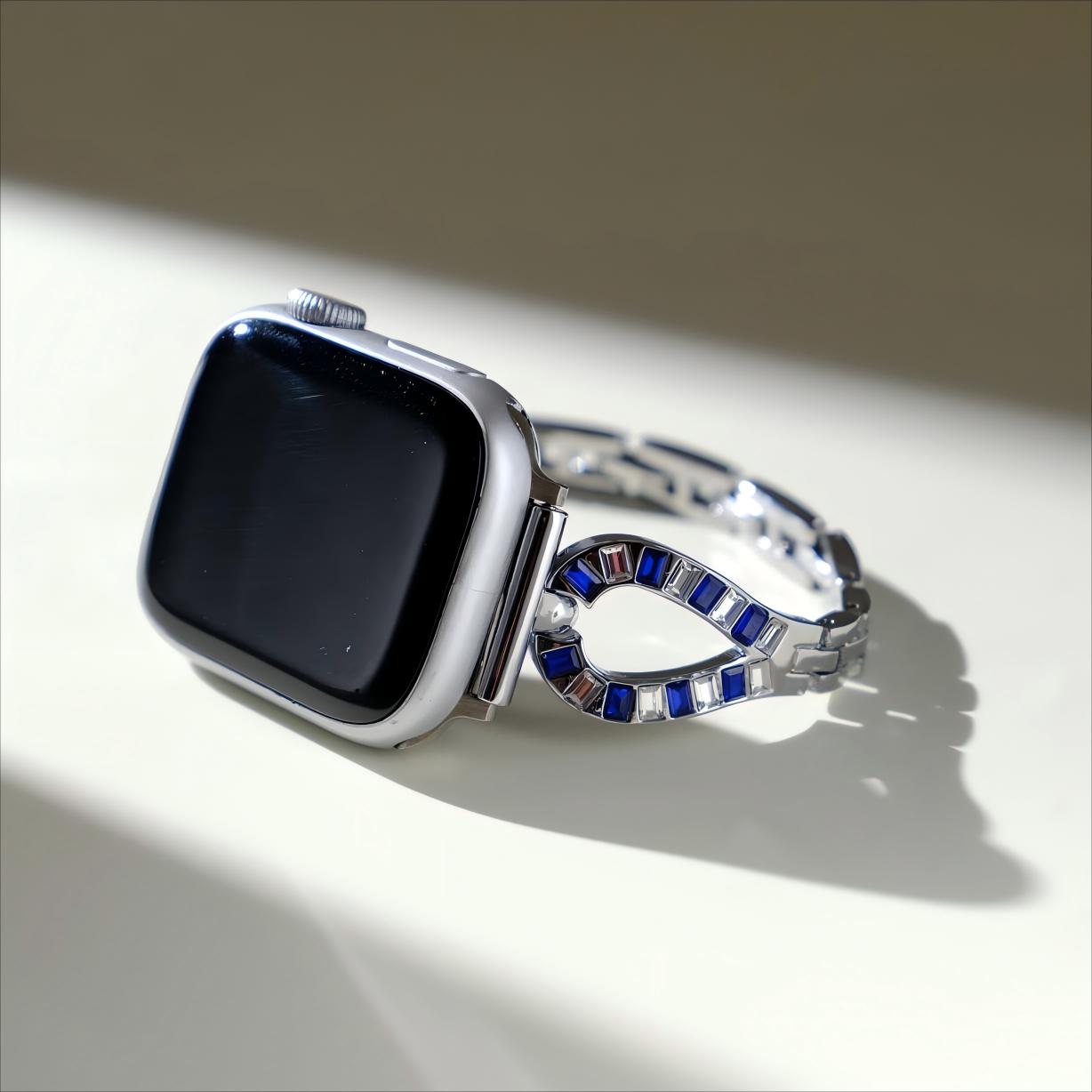 Luxurious Zircon Slim Watch Band for Apple Watch