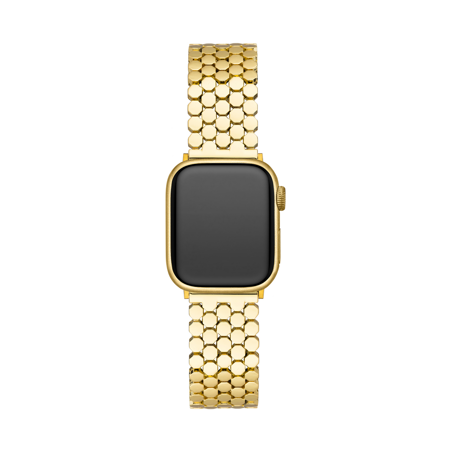 Unisex Honeycomb Metal Watch Band - Modern, Durable Strap
