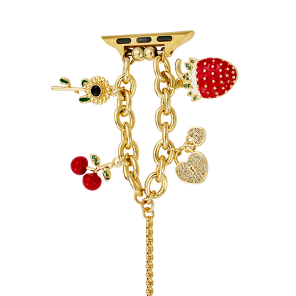 Summer Charm Chain Band for Apple Watch - Lightweight & Stylish