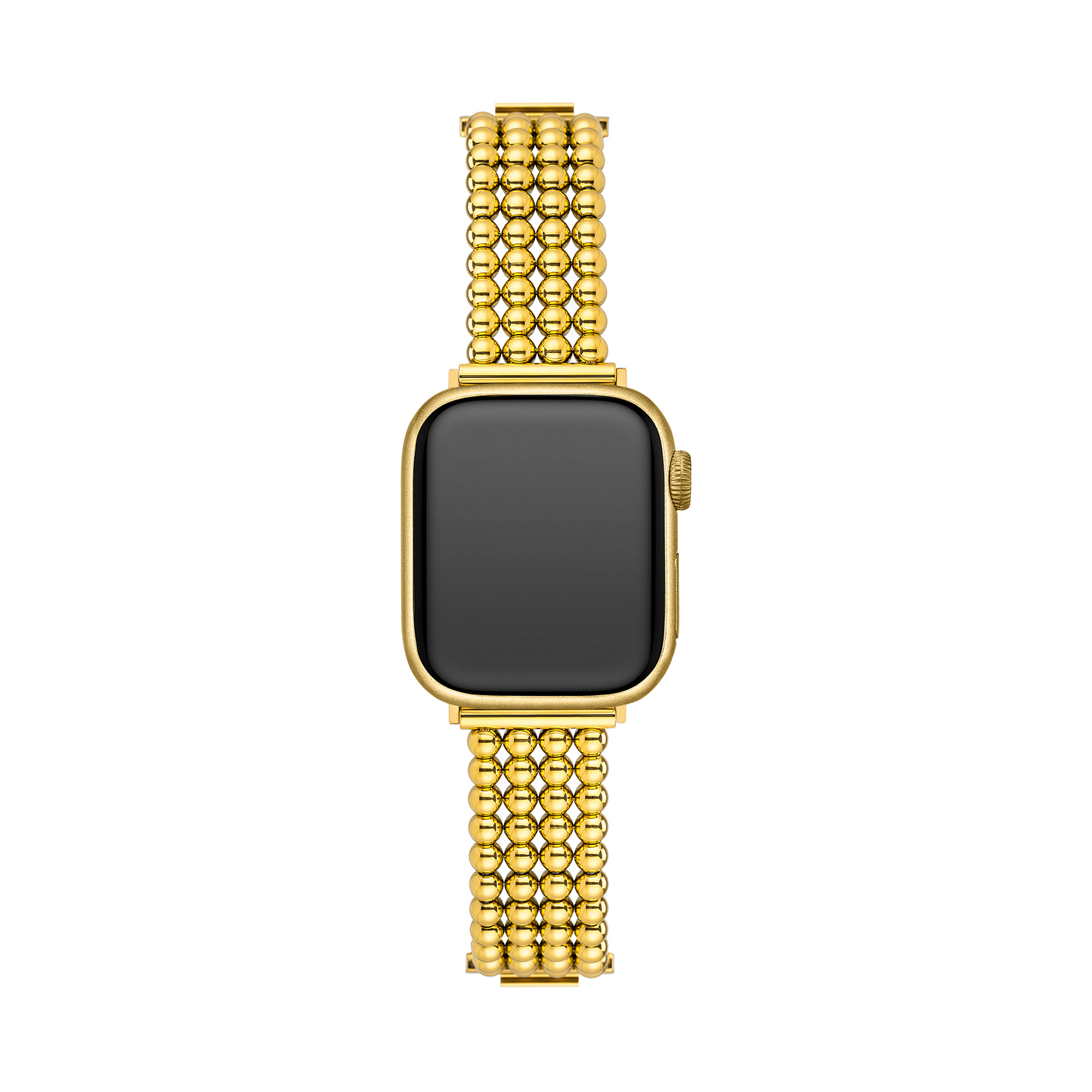 Premium Stainless Steel Beaded Watch Band for Apple Watch