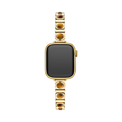 Tiger-Eye Stone Copper Band for Apple Watch – Stylish, Durable Strap