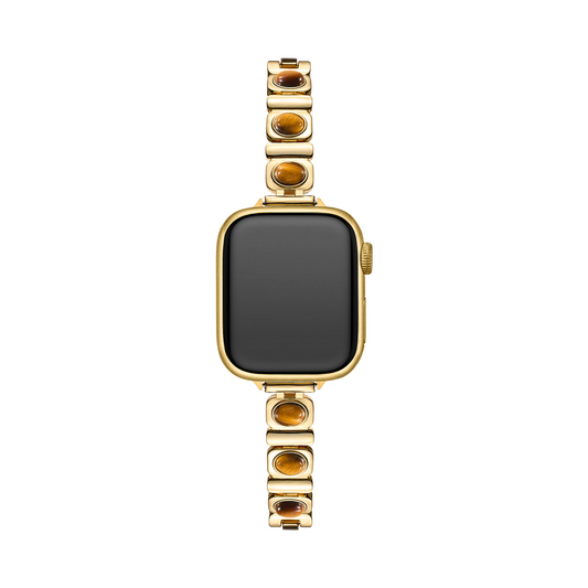Tiger-Eye Stone Copper Band for Apple Watch – Stylish, Durable Strap
