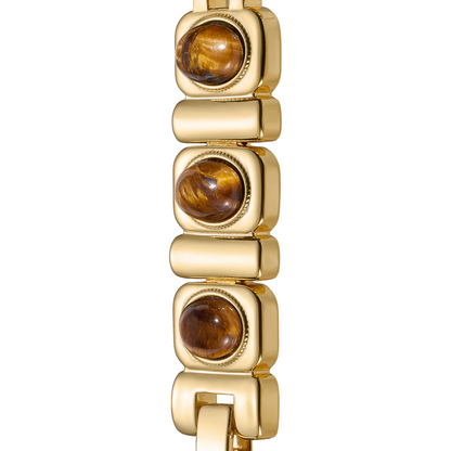 Tiger-Eye Stone Copper Band for Apple Watch – Stylish, Durable Strap