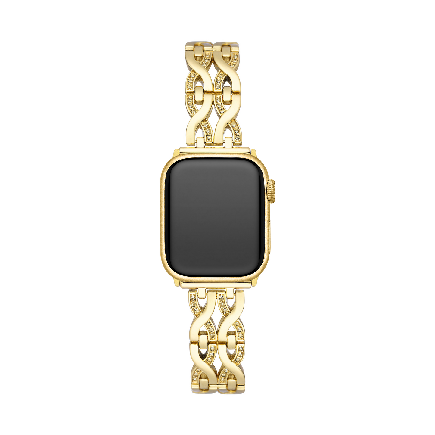 Double-Twist Metal Watch Band for Apple Watch — Sleek Stainless Steel Strap