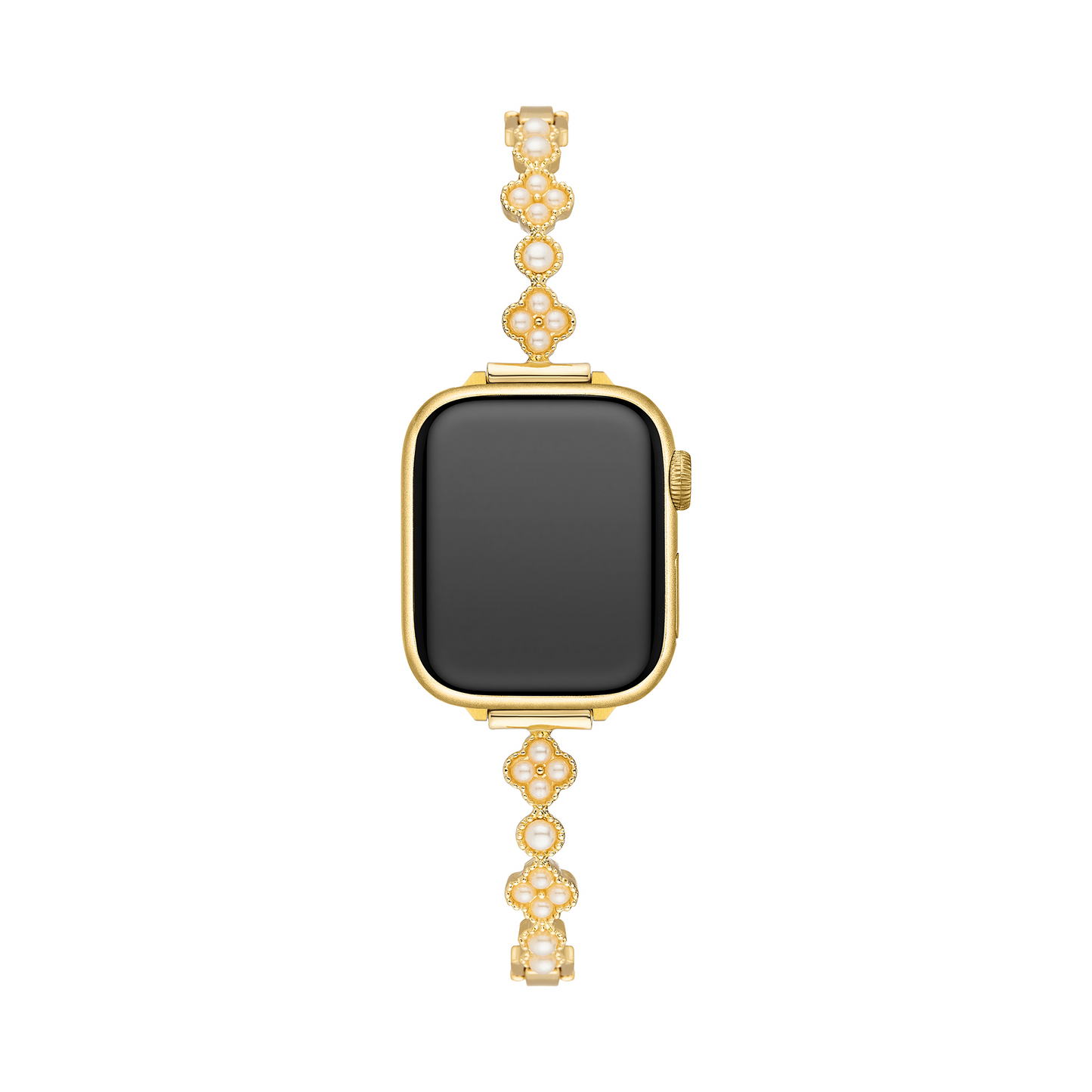 Pearl-Accent Floral Watch Band for Apple Watch
