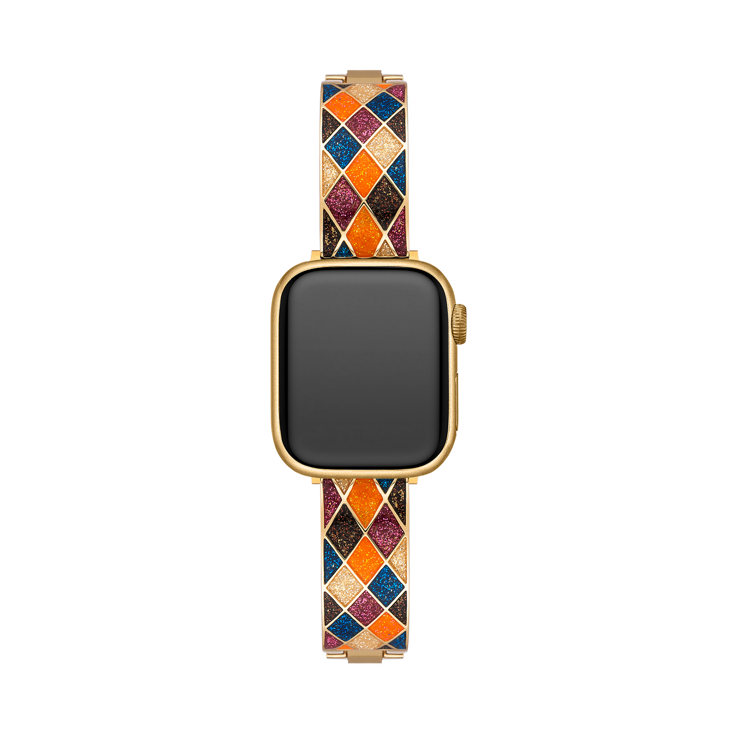 Exotic Diamond-Lattice Watch Band for a Luxurious, Sparkling Look