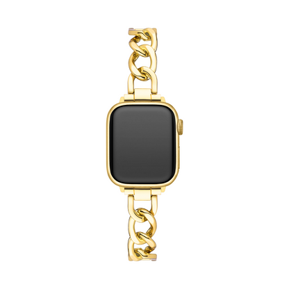 Twist Chain Metal Watch Band for Apple Watch – Premium Stainless Steel Link Strap