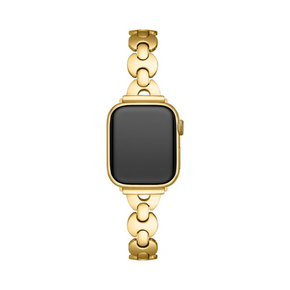 Sleek Geometric Metal Watch Band for Apple Watch