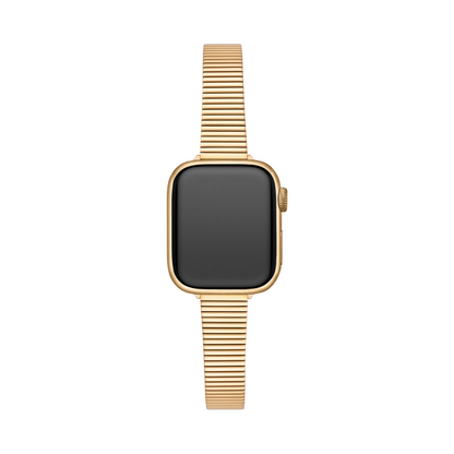 Sleek Metal Watch Band with Clean Lines for Apple Watch