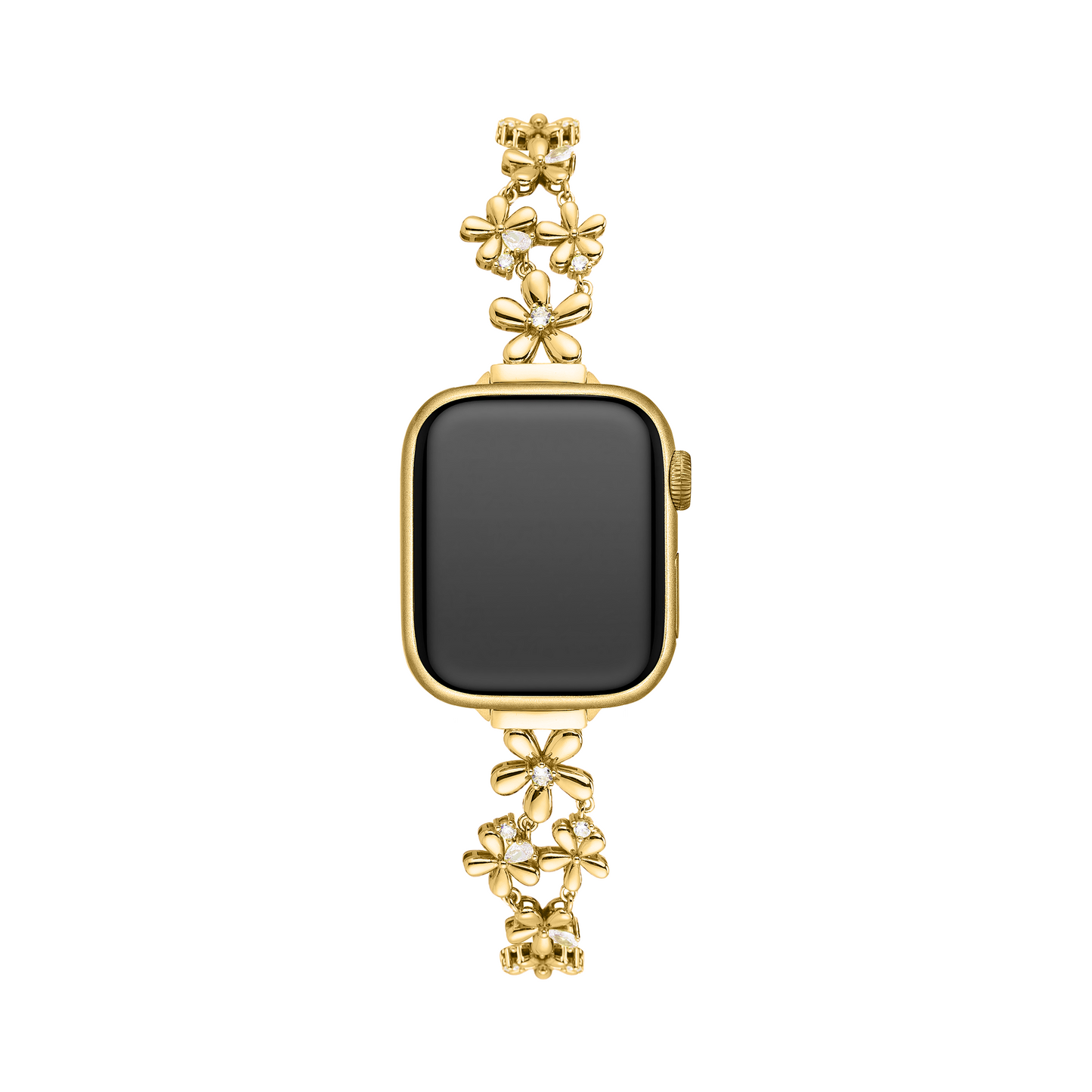 14K Gold & Platinum Plated Floral Copper Watch Band