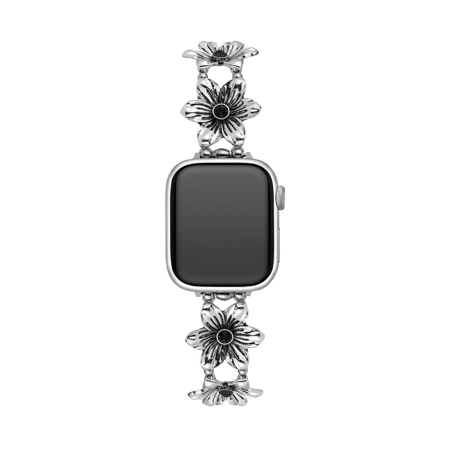 Floral Statement Bangle Bracelet for Apple Watch