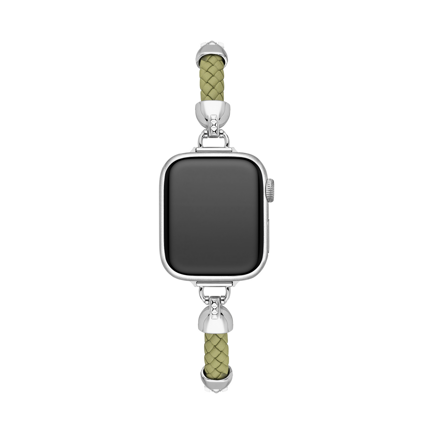 Sleek Woven Metal Watch Band for Apple Watch