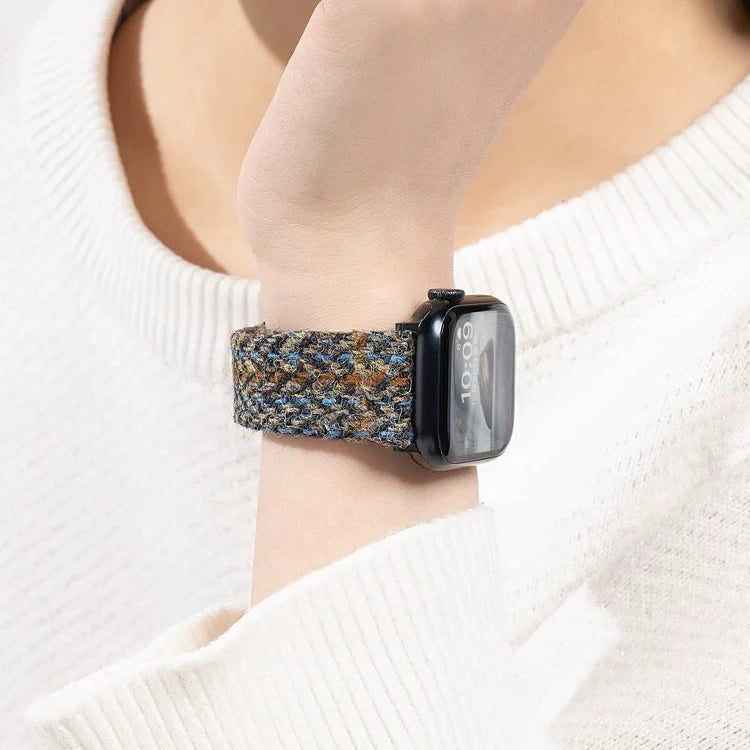 Premium Tweed Apple Watch Strap - Classic, Textured Band for Timeless Style