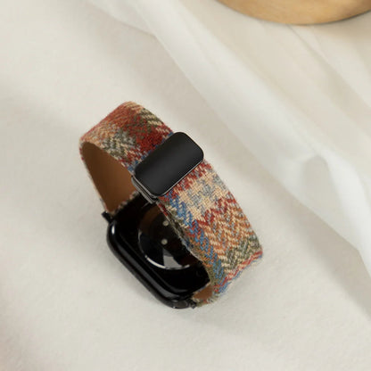 Premium Tweed Apple Watch Strap - Classic, Textured Band for Timeless Style