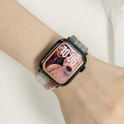 Premium Tweed Apple Watch Strap - Classic, Textured Band for Timeless Style