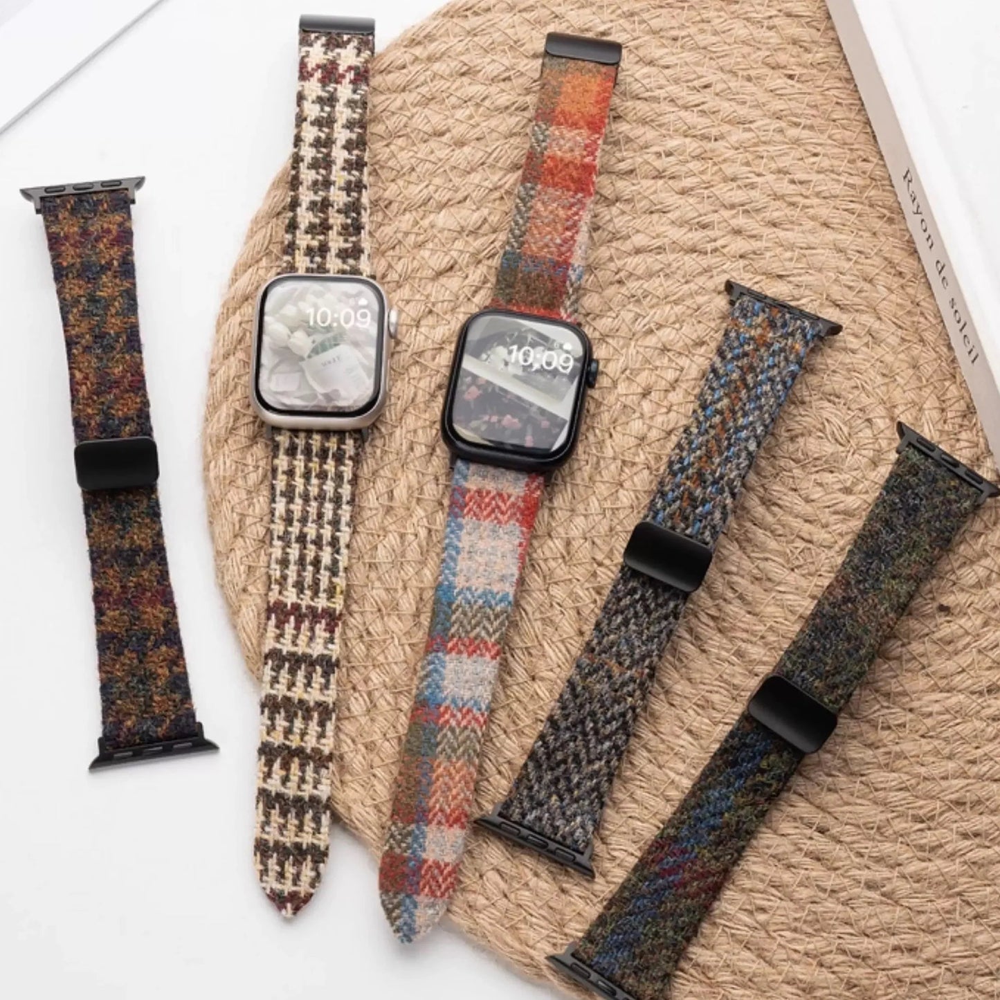 Premium Tweed Apple Watch Strap - Classic, Textured Band for Timeless Style