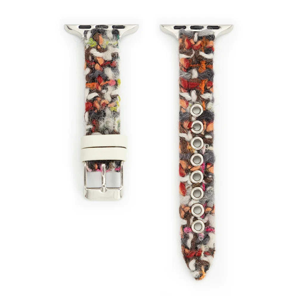 Premium Tweed Apple Watch Strap - Classic, Textured Band for Timeless Style
