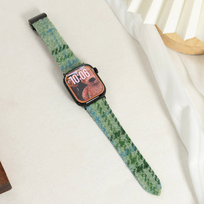 Premium Tweed Apple Watch Strap - Classic, Textured Band for Timeless Style