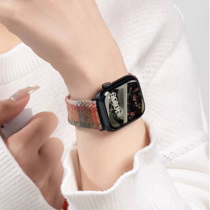Premium Tweed Apple Watch Strap - Classic, Textured Band for Timeless Style