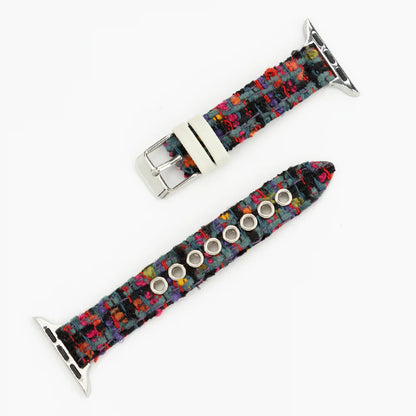 Premium Tweed Apple Watch Strap - Classic, Textured Band for Timeless Style