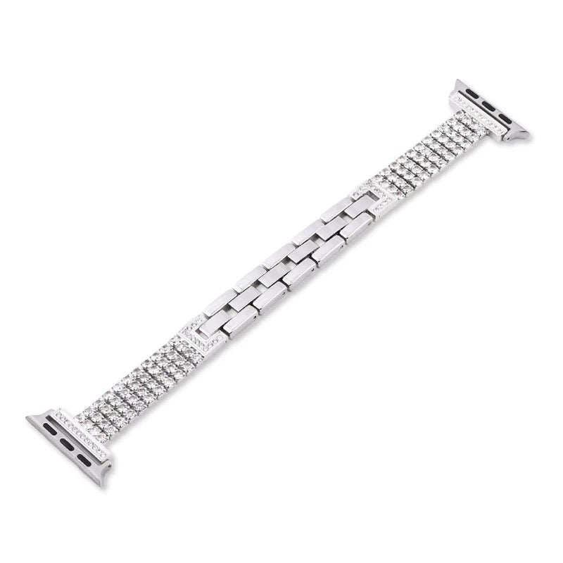 Diamond-Studded Apple Watch Band - Luxurious Sparkle for Elegant Style