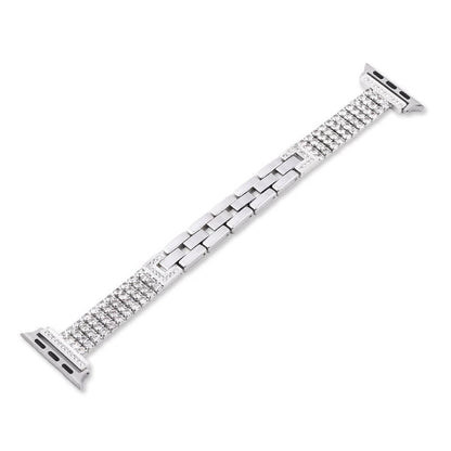 Diamond-Studded Apple Watch Band - Luxurious Sparkle for Elegant Style