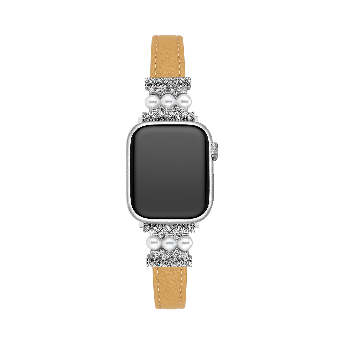 Pearl Touch Leather Watch Band for Apple Watch — Elegant, Comfortable Leather Strap