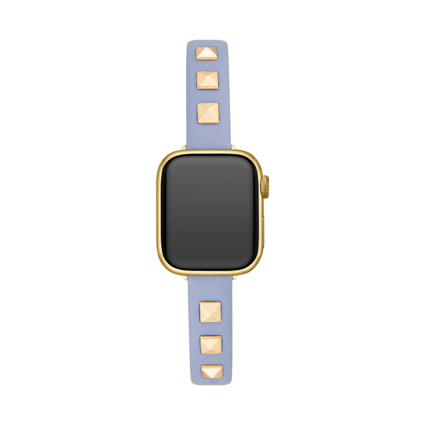 Chic Rivet-Studded Leather Band for Apple Watch - Sleek, Durable Style