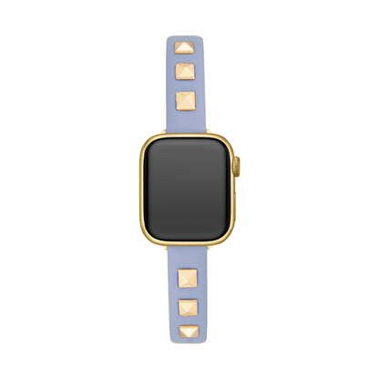 Chic Rivet-Studded Leather Band for Apple Watch - Sleek, Durable Style