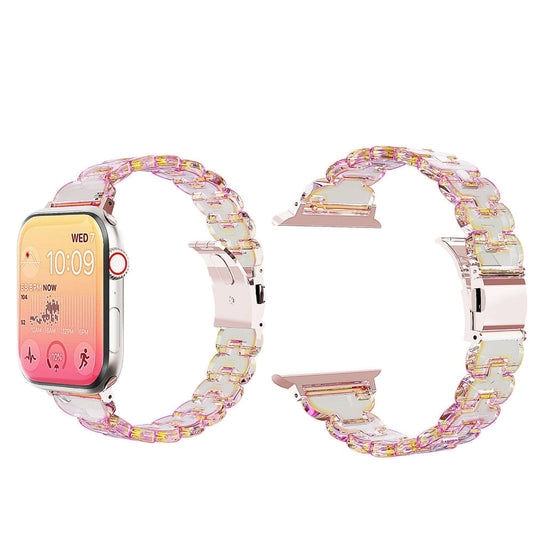 Petal Resin Band for Apple Watch - Elegant Floral Wristband