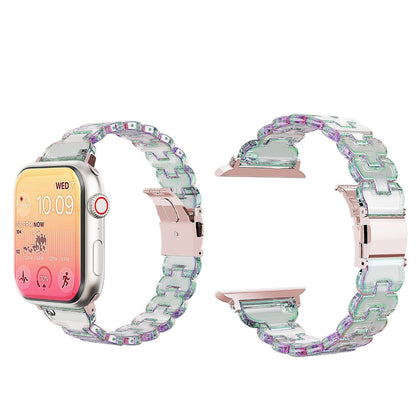 Petal Resin Band for Apple Watch - Elegant Floral Wristband
