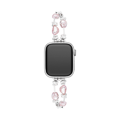 Ambiglow Pearl Watch Band for Apple Watch — Elegant Pearl-Gloss Strap for All Models