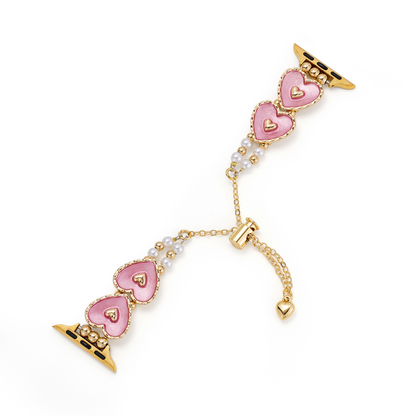 Love-Spread Pearl Jewelry Watch Band for Apple Watch
