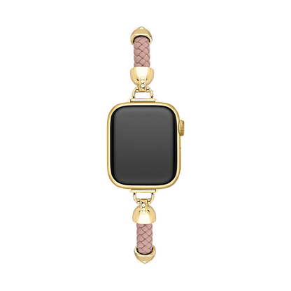Sleek Woven Metal Watch Band for Apple Watch