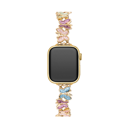 Butterfly-Design Elastic Bangle Bracelet for Apple Watch
