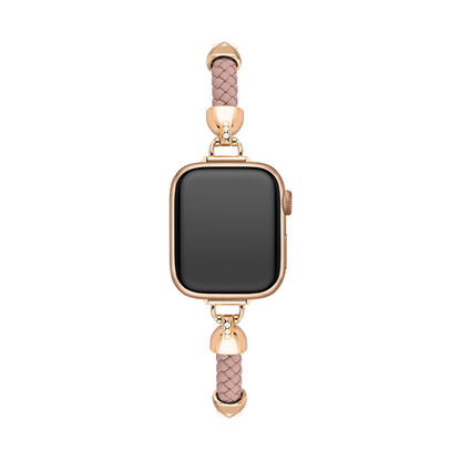 Sleek Woven Metal Watch Band for Apple Watch