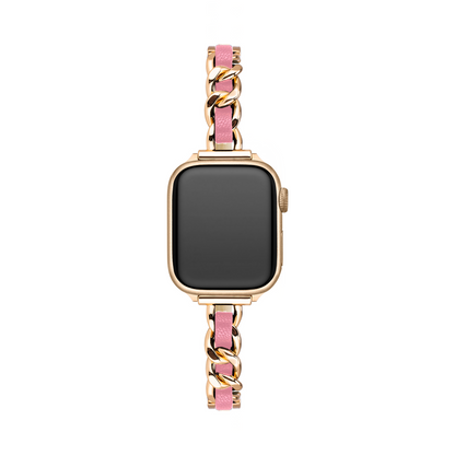 Twisted Metal Stainless Steel Link Watch Band for Apple Watch