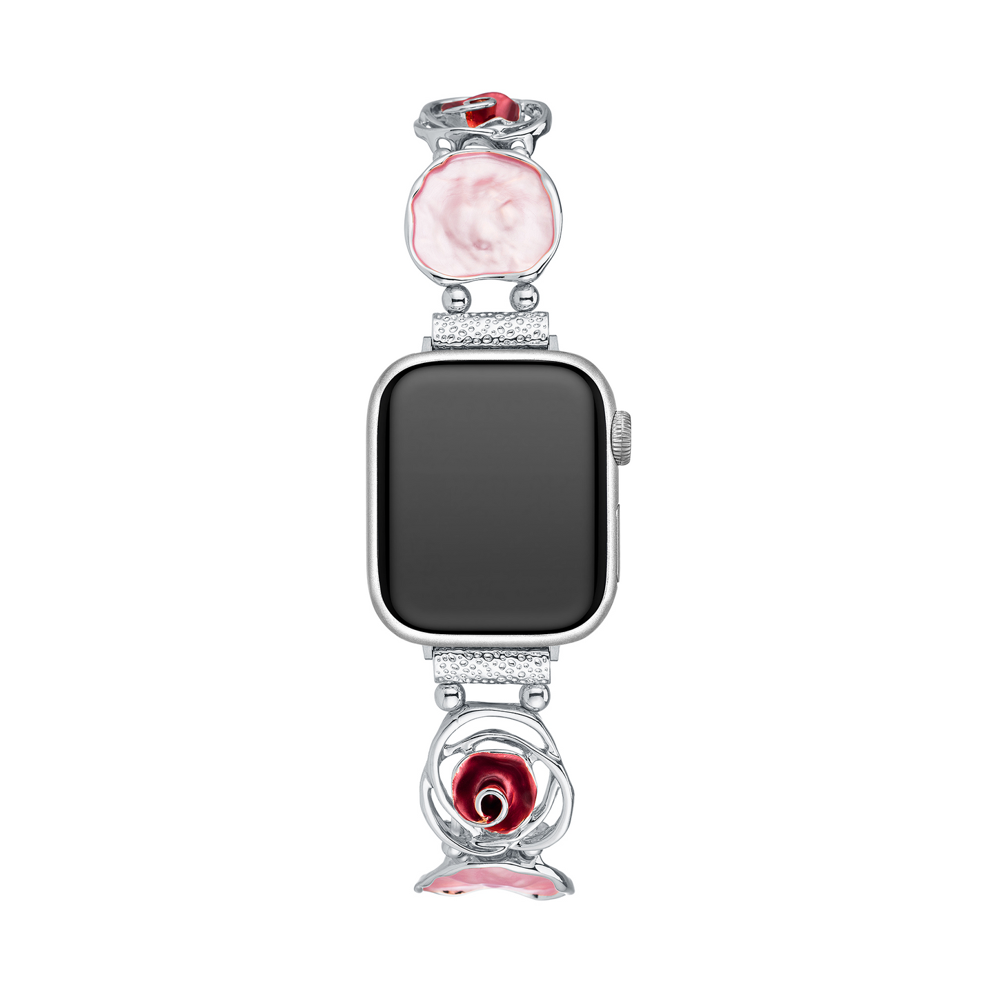 Elegant Rose Bangle Elastic Watch Bracelet for Apple Watch