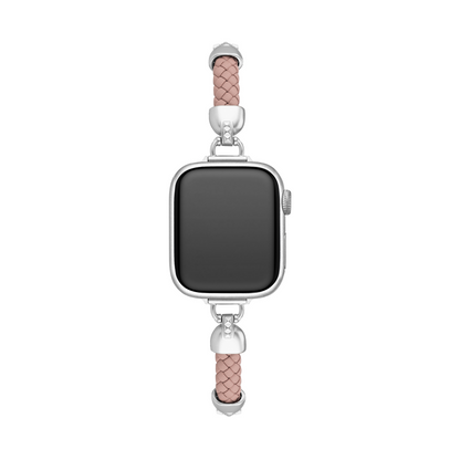 Sleek Woven Metal Watch Band for Apple Watch