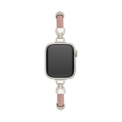 Sleek Woven Metal Watch Band for Apple Watch