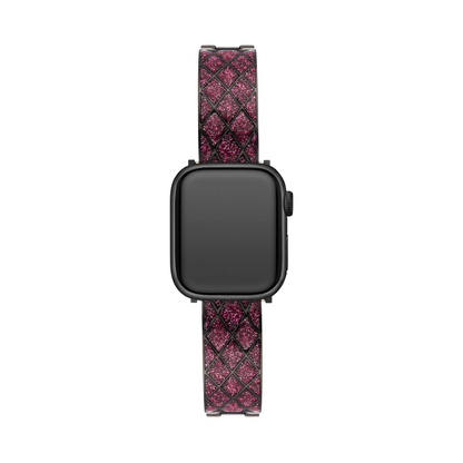 Exotic Diamond-Lattice Watch Band for a Luxurious, Sparkling Look