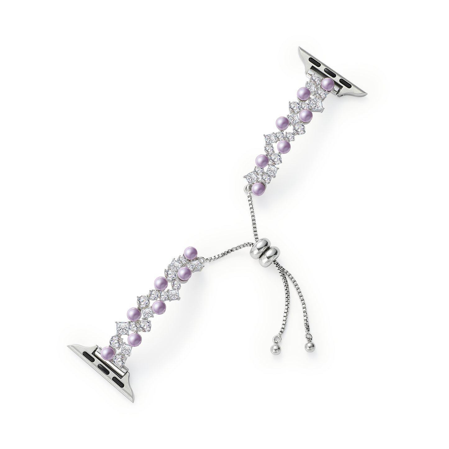 Lavender Dream Platinum-Plated Apple Watch Band