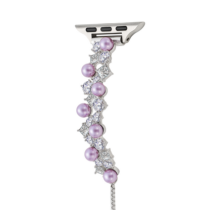 Lavender Dream Platinum-Plated Apple Watch Band