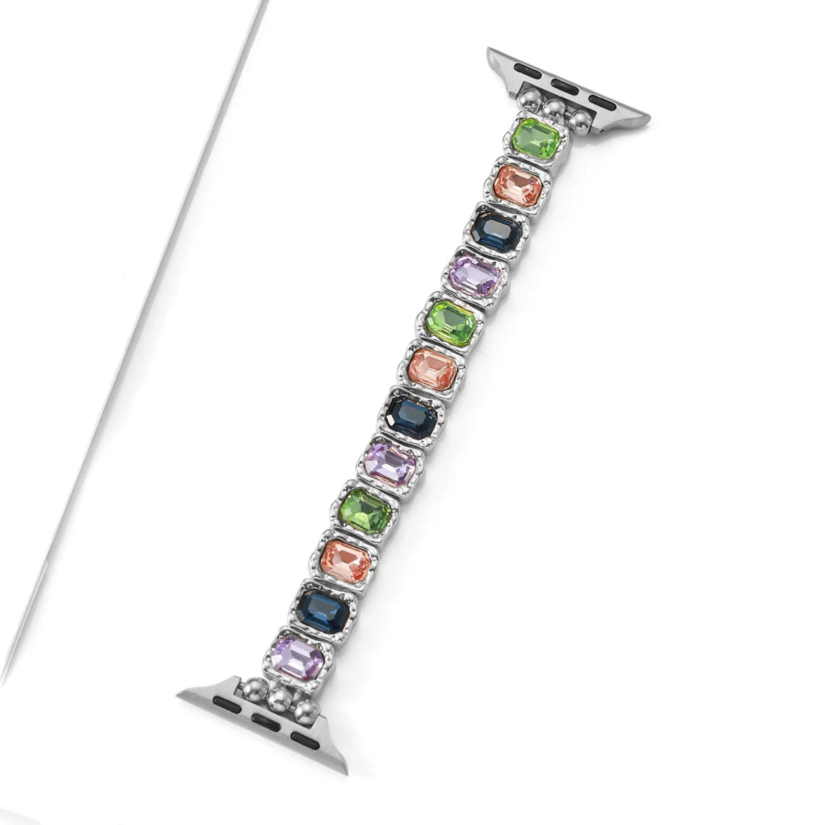 Rainbow Crystal Bracelet for Apple Watch – Dazzling Multicolor Crystal Band