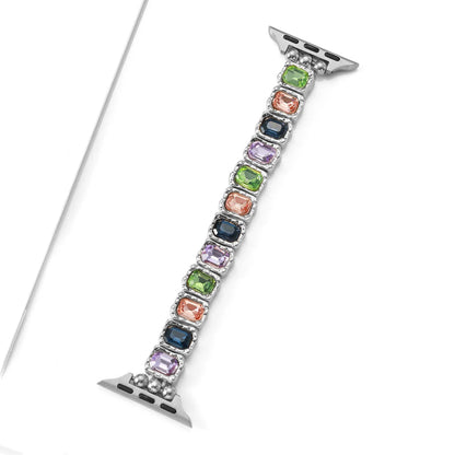 Rainbow Crystal Bracelet for Apple Watch – Dazzling Multicolor Crystal Band