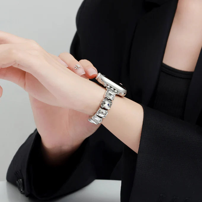 Rainbow Crystal Bracelet for Apple Watch – Dazzling Multicolor Crystal Band