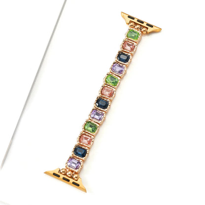 Rainbow Crystal Bracelet for Apple Watch – Dazzling Multicolor Crystal Band