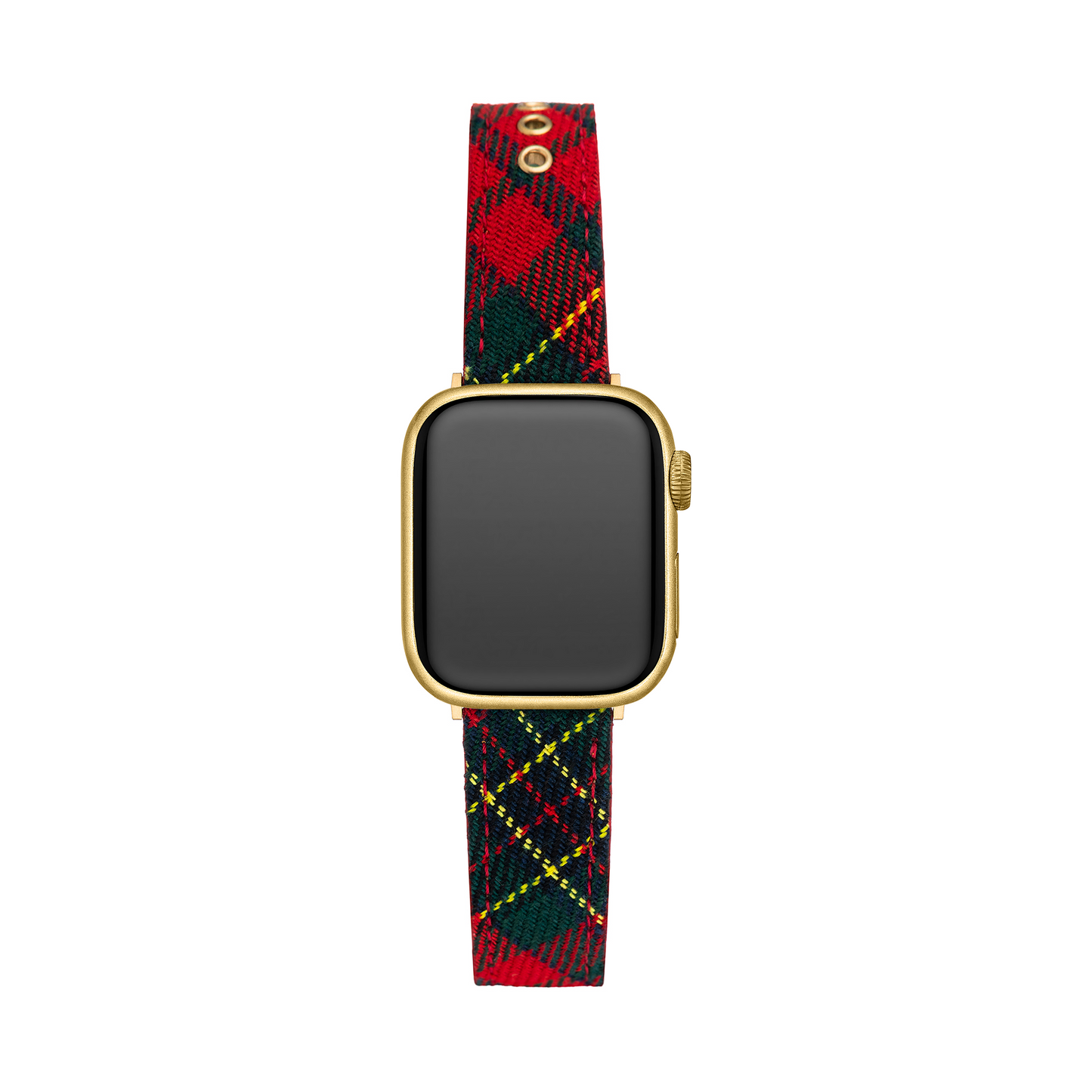 Festive Tartan Apple Watch Band — Stylish Holiday Strap